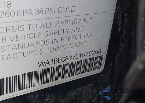 2020 Audi Q3 Premium Plus 45 Tfsi Quattro Tiptronic from USA, damaged, VIN WA1BECF37L1076286